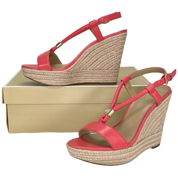 Michael Kors Annie Espadrille Wedge Womens Sandals Size 10M - Picture 10 of 13